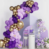 BALIONAS CHROME VIOLETINĖ GINTARAS SU DRUGELIAIS KŪDIKIŲ VAKARĖLIUI, PIRMAJAM GIMTADIENIUI, VESTUVĖMS