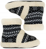 MOTERIŠKI BAMBOSZE - natūralios vilnos šiltos šlepetės su pašiltinimu Dydis. 41