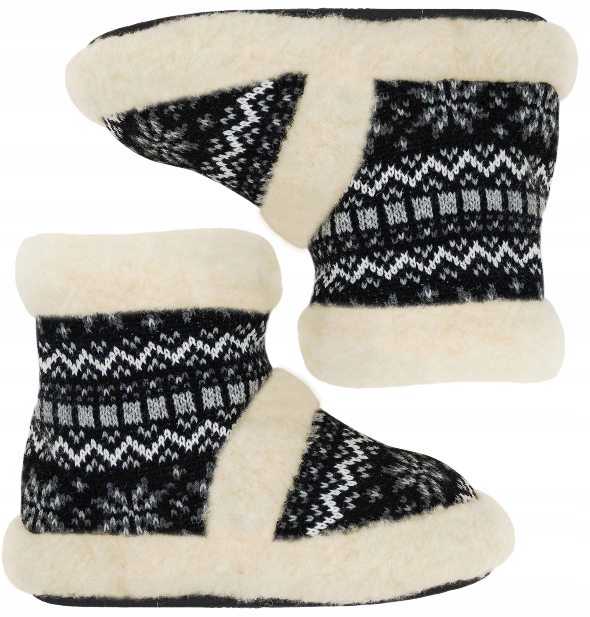 MOTERIŠKI BAMBOSZE - natūralios vilnos šiltos šlepetės su pašiltinimu Dydis. 41