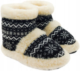 MOTERIŠKI BAMBOSZE - natūralios vilnos šiltos šlepetės su pašiltinimu Dydis. 41