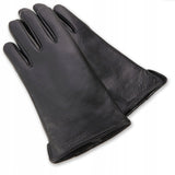 BETLEWSKI Odainės moteriškos žieminės pirštinės XL lygios blizgančios madingos