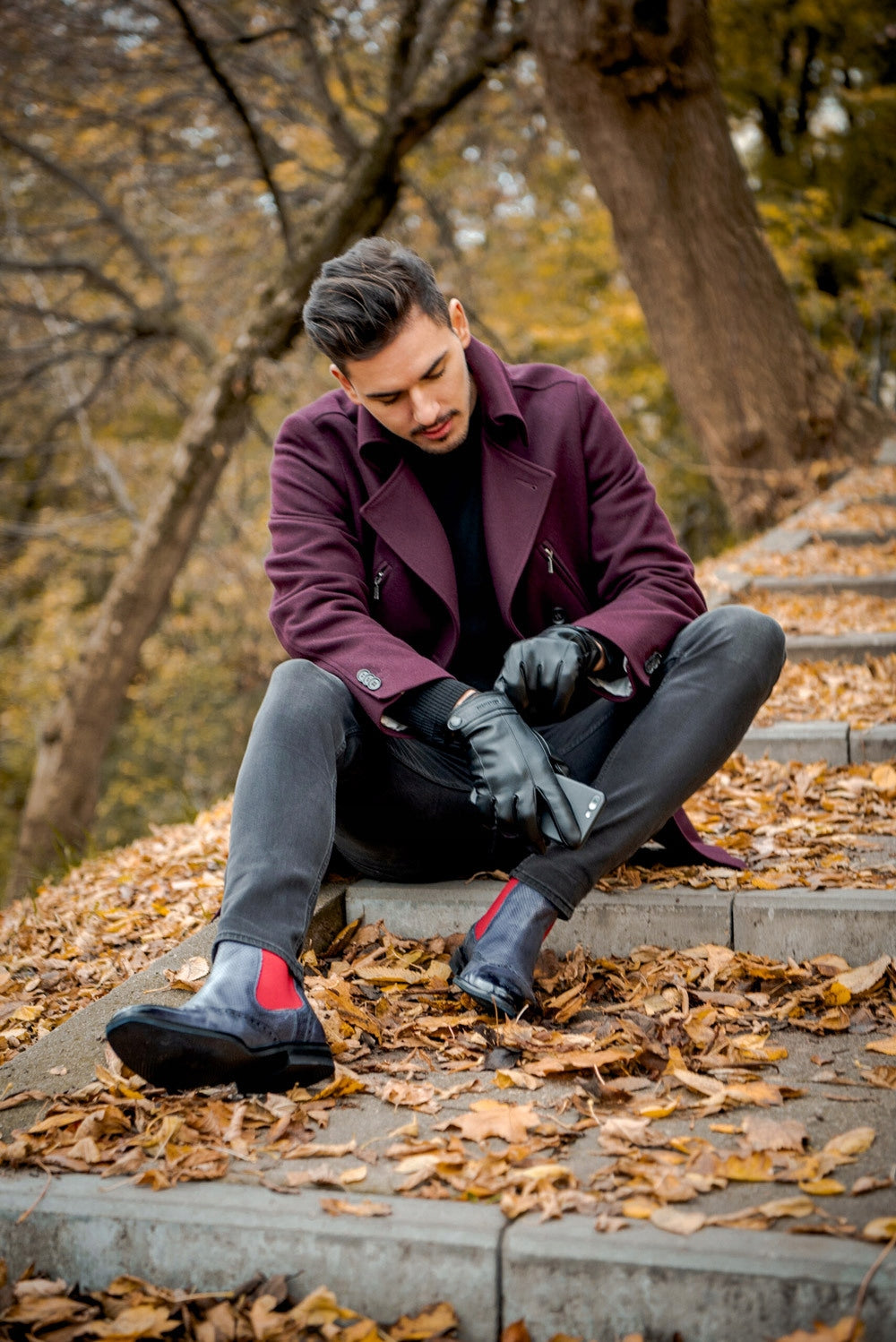 BETLEWSKI Žieminės odinės pirštinės, vyriškos, žiemai, dydis M