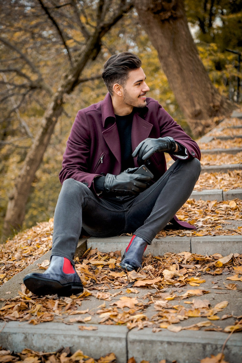 BETLEWSKI Žieminės odinės pirštinės, vyriškos, žiemai, dydis M