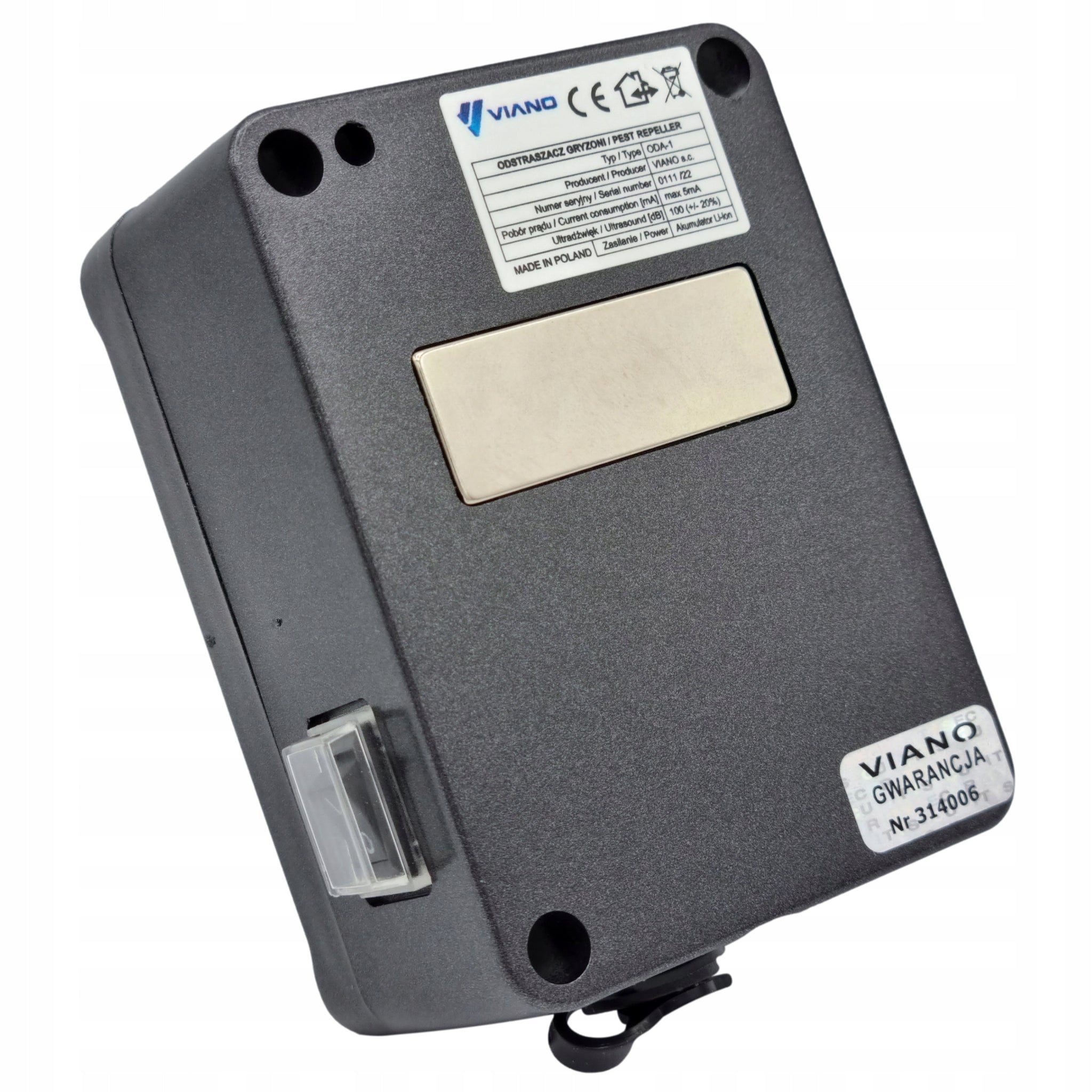 BELAIDIS GRAUŽIKŲ, KAI NIŲ, ŽIURKIŲ, PELĖS ATBAIDIKLIS VIANO