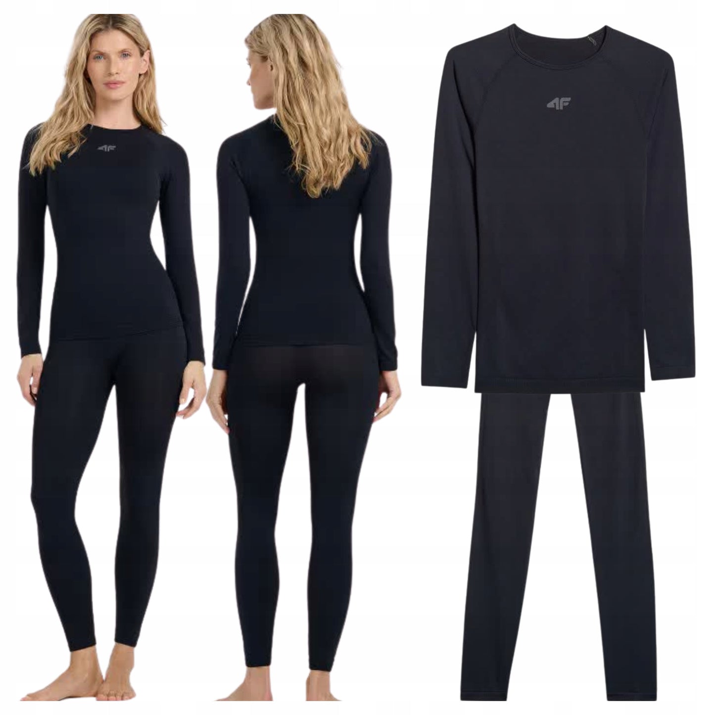 4F MOTERIŠKI TERMOAKTYVŪS TERMOPOPYKIŲ KOMPLEKTAS - MARŠKINĖLIAI IR KELNĖS