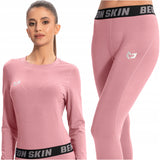 TERMOAKTYVI MOTERIŠKA TERMO apranga KOMPLEKTAS ŽIEMAI L