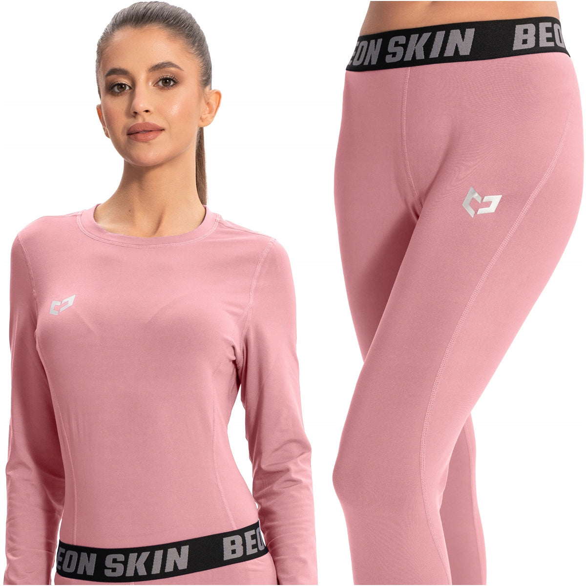 TERMOAKTYVI MOTERIŠKA TERMO apranga KOMPLEKTAS ŽIEMAI L