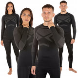 Termoaktyvių apatinių drabužių komplektas šildanti apranga TOUFER THERMAFLEX JUODA