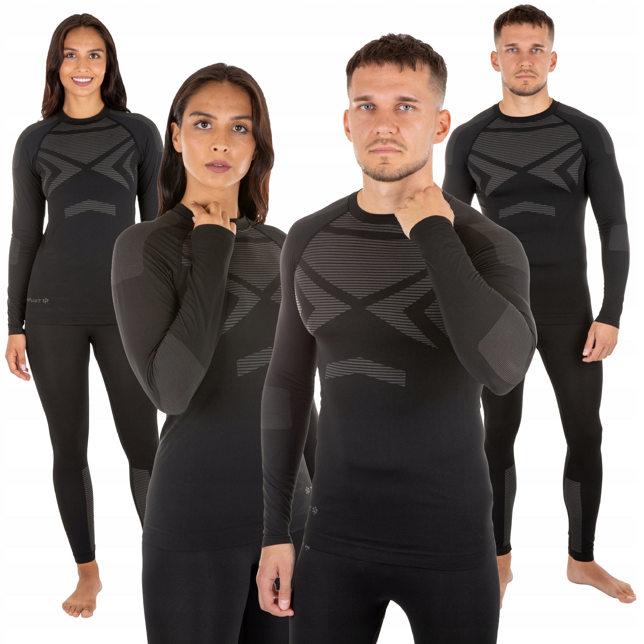 Termoaktyvių apatinių drabužių komplektas šildanti apranga TOUFER THERMAFLEX JUODA