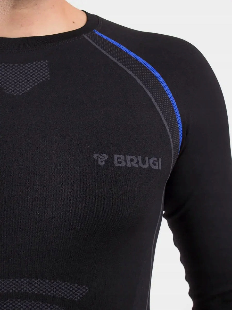 Vyriški termoaktyvūs apatiniai drabužiai BRUGI, komplektas viršus ir apačia, termo apranga žiemai