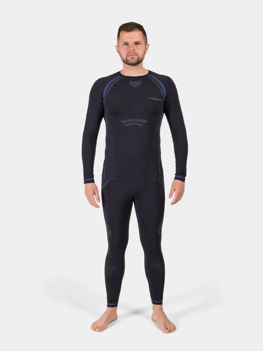Vyriški termoaktyvūs apatiniai drabužiai BRUGI, komplektas viršus ir apačia, termo apranga žiemai