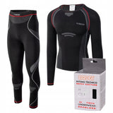 Vyriški termoaktyvūs apatiniai drabužiai BRUGI, komplektas viršus ir apačia, termo apranga žiemai