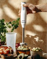 Rankinis blenderis maišytuvas Daugiafunkcis Smulkintuvas Plaktuvas Turbo Plieniniai