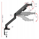 BOSTE STALO RANKOS LAIKIKLIS MONITORIUI STALINĖMS 17-40'' VESA USB PRIEVADAI DU TVIRTINIMAI