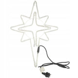 Kalėdinė LED gyvatuko dekoracija Betliejaus žvaigždė, 60 cm