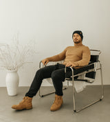 Betlewski Vyriesiama vyriška kepurė žiemai, dviejų sluoksnių, šilta, stilinga, atspari