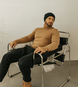 Betlewski Vyriesiama vyriška kepurė žiemai, dviejų sluoksnių, šilta, stilinga, atspari