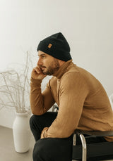 Betlewski Vyriesiama vyriška kepurė žiemai, dviejų sluoksnių, šilta, stilinga, atspari