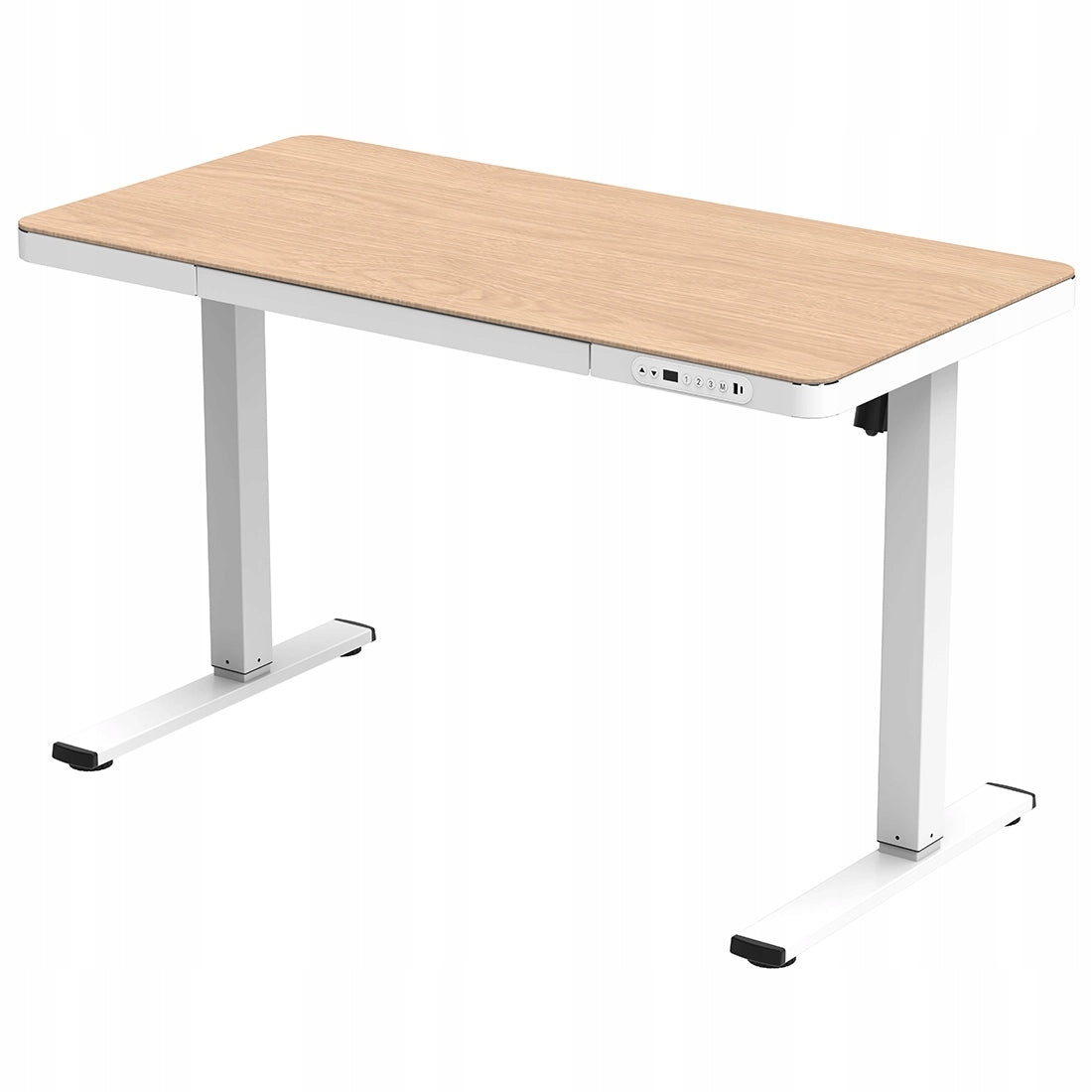 Elektrinis stalas 120x60 su USB stalčiumi, 80kg keliamoji galia, Spacetronik reguliuojamas