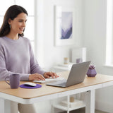 Elektrinis stalas 120x60 su USB stalčiumi, 80kg keliamoji galia, Spacetronik reguliuojamas