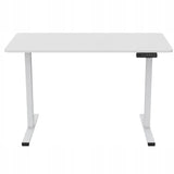 Elektrinis reguliuojamas rašomasis stalas 100x60 Spacetronik atminties funkcija baltas