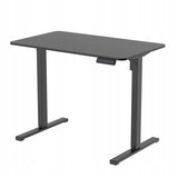 Elektrinis stalas su reguliuojamu aukščiu 100x60 Spacetronik, atminties funkcija, juodas