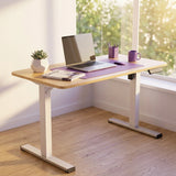 Elektrinis reguliuojamas stalas 100x60 Spacetronik su atmintimi, Ąžuolas Artisan