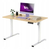 Elektrinis reguliuojamas stalas 100x60 Spacetronik su atmintimi, Ąžuolas Artisan