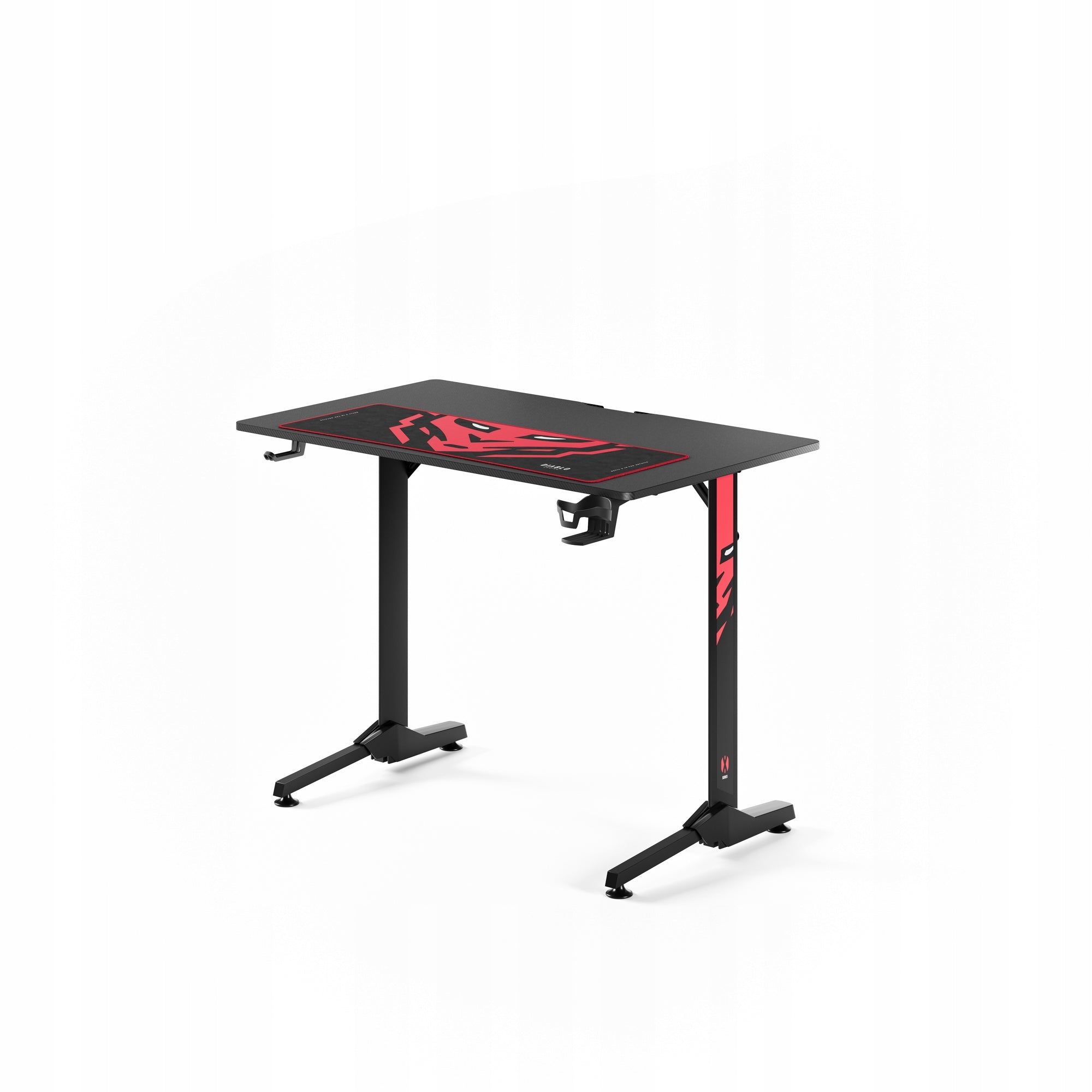 Mažas žaidimų stalas 100cm + laikikliai ir kilimėlis DIABLO X-MATE 1000 Juodas