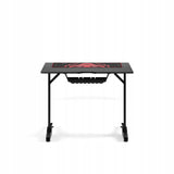 Mažas žaidimų stalas 100cm + laikikliai ir kilimėlis DIABLO X-MATE 1000 Juodas