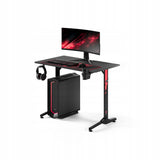 Mažas žaidimų stalas 100cm + laikikliai ir kilimėlis DIABLO X-MATE 1000 Juodas