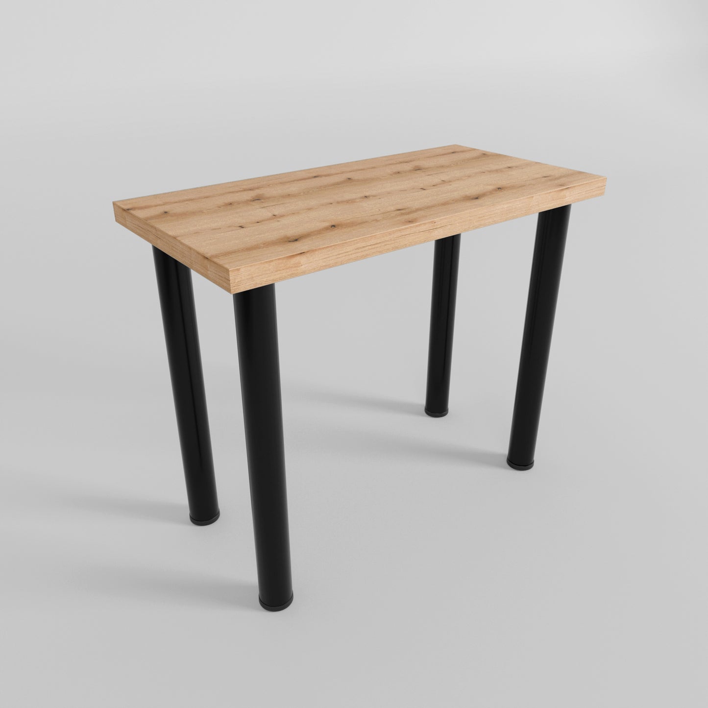 Lengvas pramoninis biuras LOFT MARCO GAME ROCK, ąžuolo „evoke“ stalviršis 80x40cm