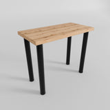 Lengvas pramoninis biuras LOFT MARCO GAME ROCK, ąžuolo „evoke“ stalviršis 80x40cm