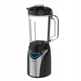 Virtuvinis stiklinis blenderis su 3 ąsotėliais, smulkintuvu, sulčiaspaude ir ledo smulkinimo funkcija