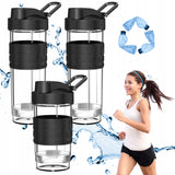 Virtuvinis stiklinis blenderis su 3 ąsotėliais, smulkintuvu, sulčiaspaude ir ledo smulkinimo funkcija