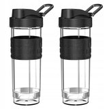 Virtuvinis stiklinis blenderis su 3 ąsotėliais, smulkintuvu, sulčiaspaude ir ledo smulkinimo funkcija