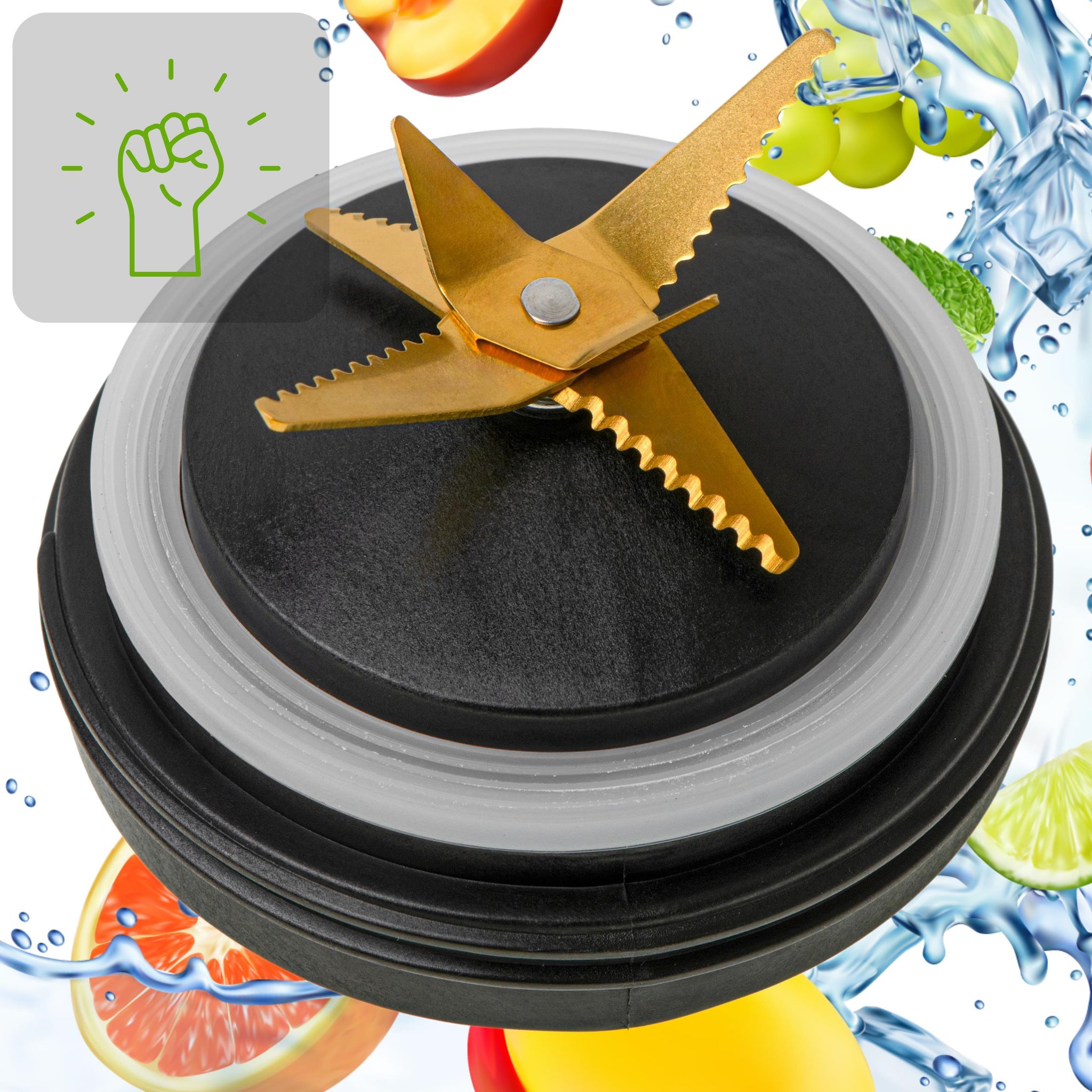 Stiklinis blenderis 1,7L Camry Galingas 2000W | Malti ledą | 3 programos