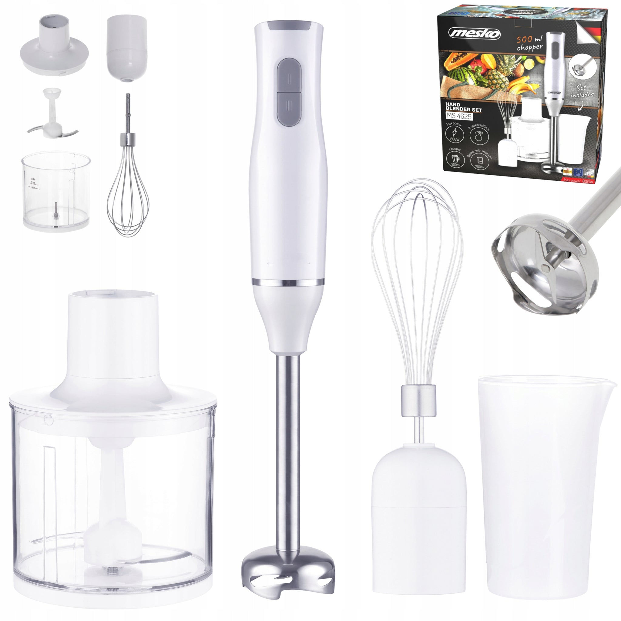 Rankinis virtuvės smulkintuvas AGD 800W