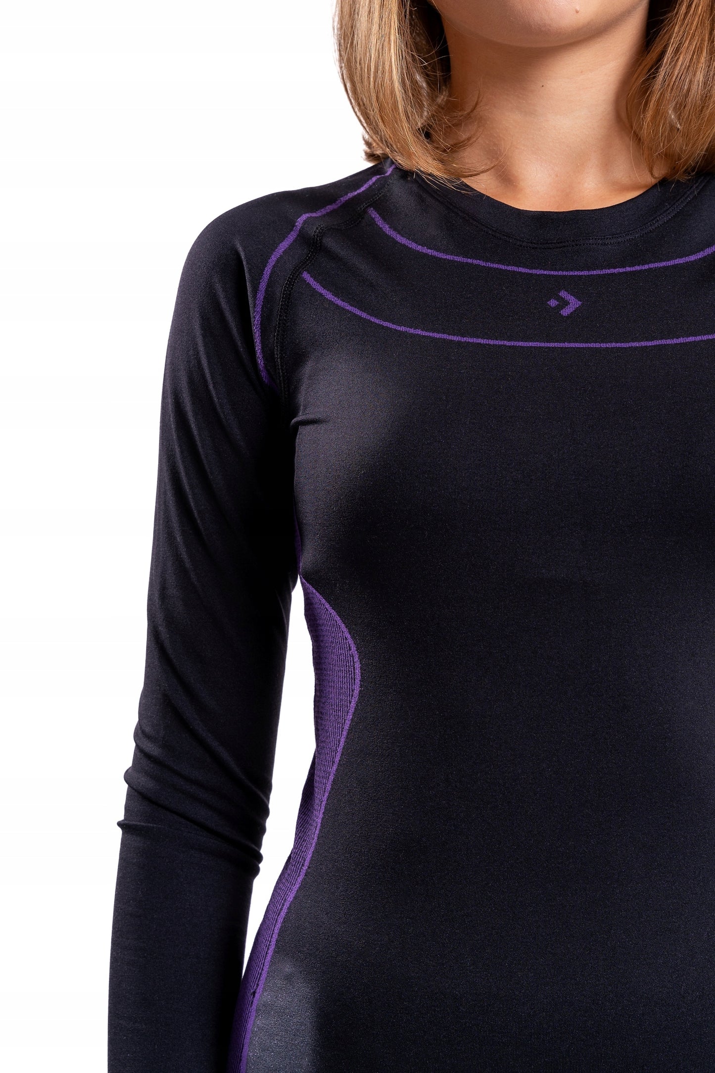 Termoaktyviniai moteriški marškiniai, šilta apranga, besiūliai termo apatiniai drabužiai, XL dydis, MORAJ