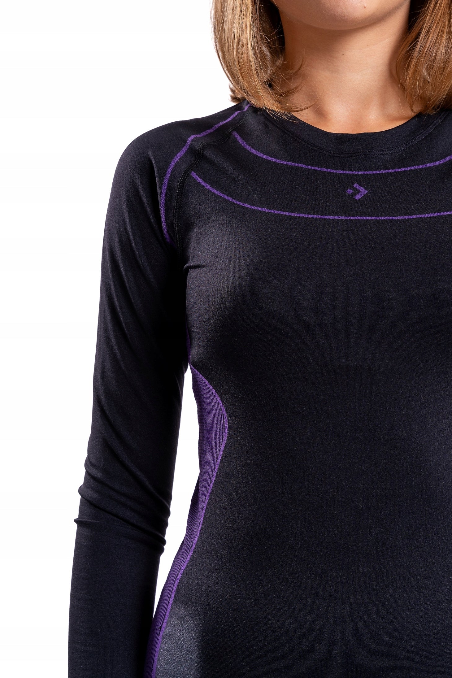 Termoaktyviniai moteriški marškiniai, šilta apranga, besiūliai termo apatiniai drabužiai, XL dydis, MORAJ