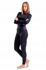 Termoaktyviniai moteriški marškiniai, šilta apranga, besiūliai termo apatiniai drabužiai, XL dydis, MORAJ