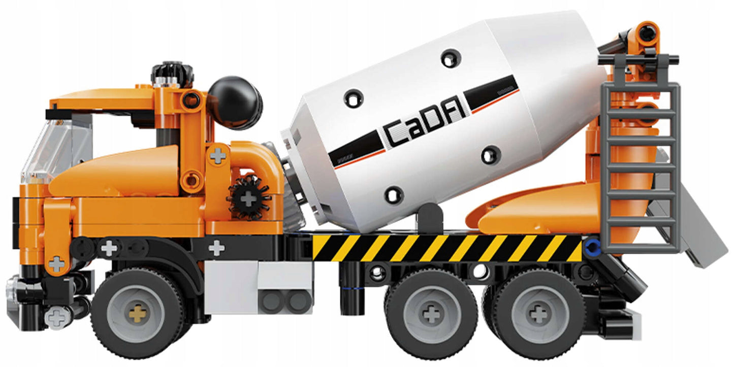 CADA Betono maišyklė Statybinė transporto priemonė 368 elementai C65021W