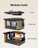 CaDA Kavinė CADABUCKS COFFEE HOUSE LED 768 det. Dovanai + LED rinkinys