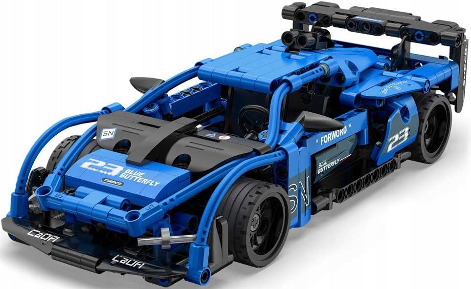 CADA Kaladėlės Sportinis lenktyninis automobilis SHADOW Atgal traukiama pavara 380 EL