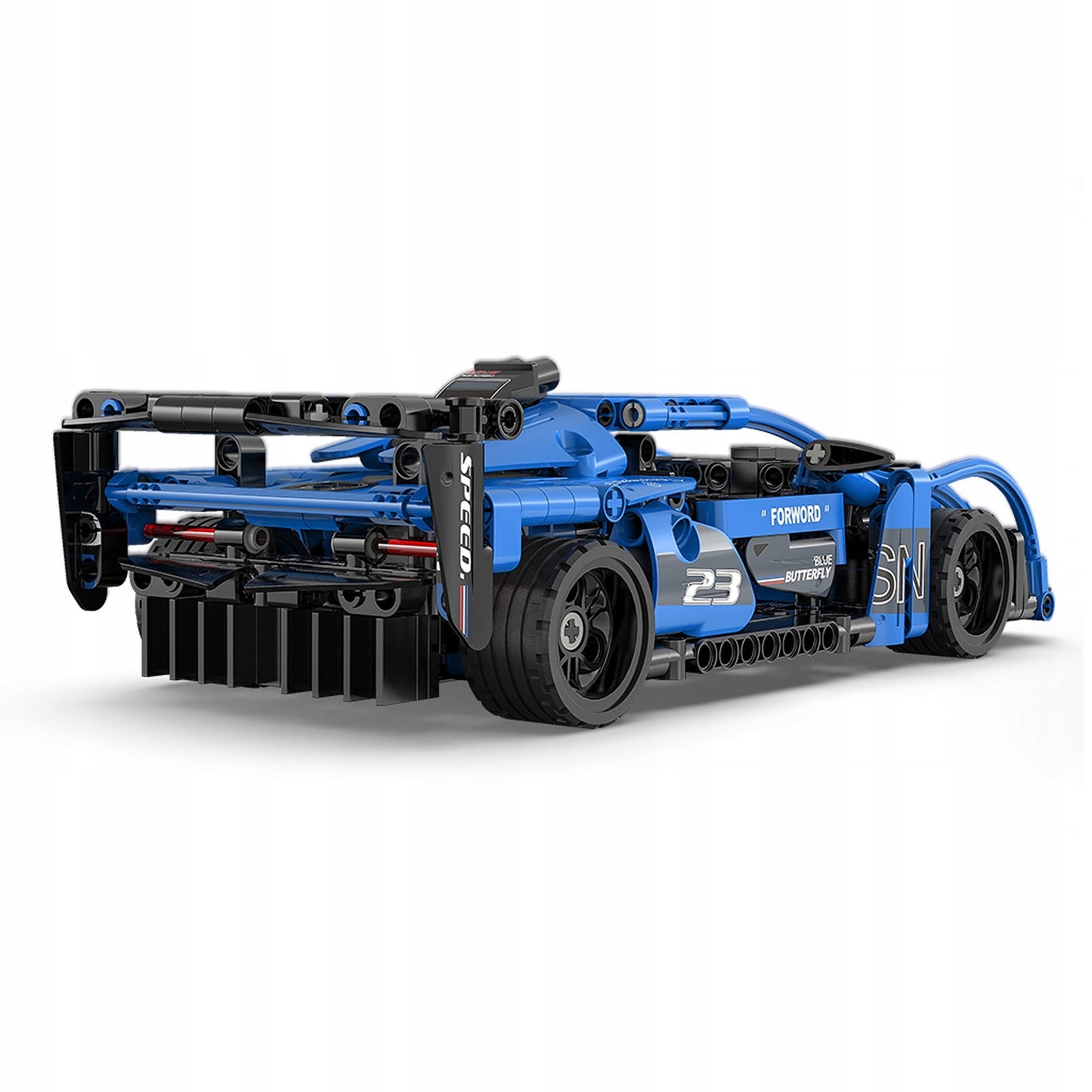 CADA Kaladėlės Sportinis lenktyninis automobilis SHADOW Atgal traukiama pavara 380 EL