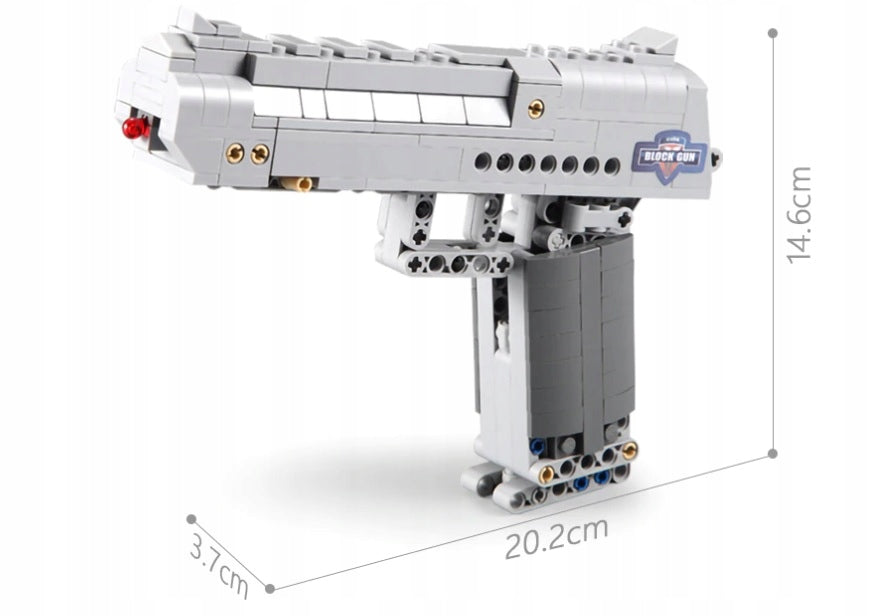 CADA KLOCKI DESERT FALCON 5 ŠAUDULIŲ GINKLAS PISTOLETO