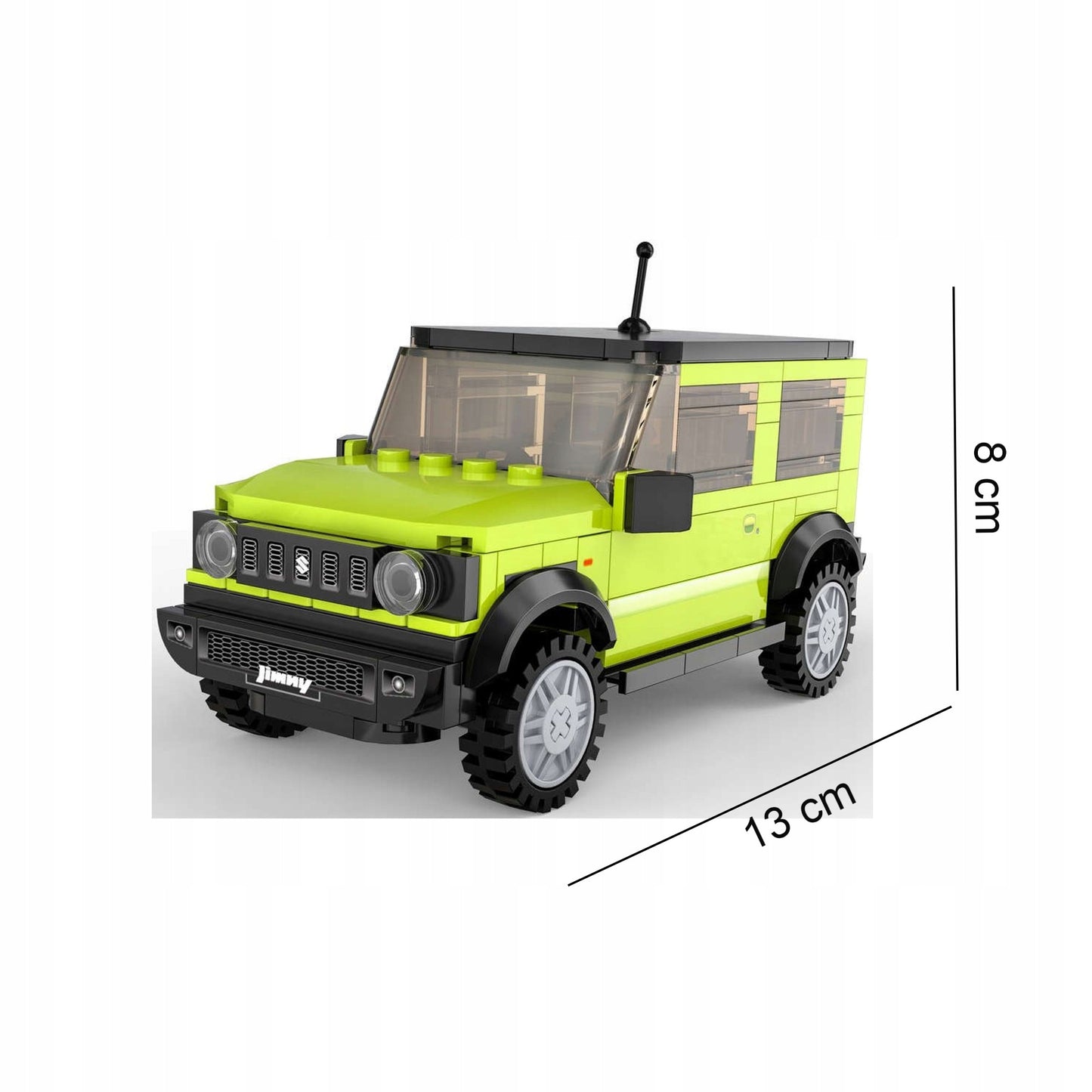 CaDA Konstrukciniai blokeliai - Automobilio modelis SUZUKI JIMNY 1:24, 192 el.
