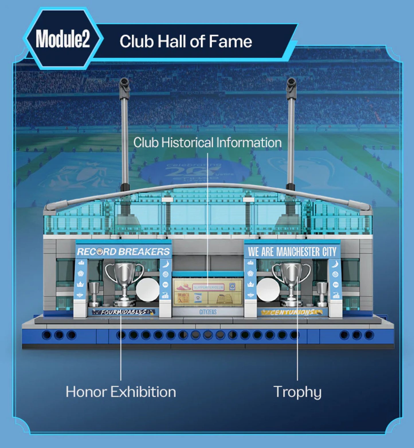 CADA STATYBINIAI BLOKAI ETIHAD STADIUM MANCHESTER CITY 4473 EL. C66022W