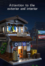 CADA Konstrukciniai blokeliai Japonų restoranas 861 detalės + LED