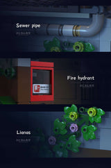 CADA Konstrukciniai blokeliai Japonų restoranas 861 detalės + LED